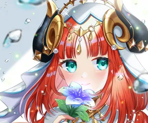 Nilou Flower Genshin Pfp Wallpaper