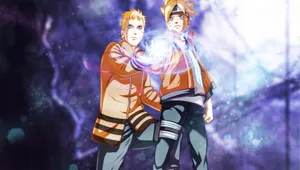 Ninja Duo Power Unleashed Wallpaper