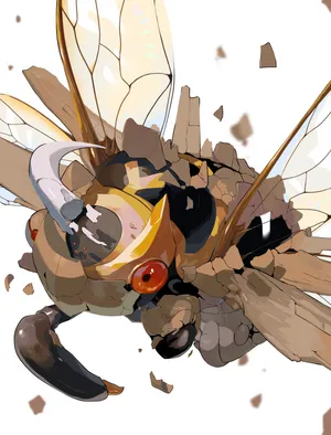 Ninjask And Shedinja Fusion Wallpaper