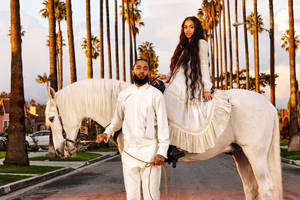 Nipsey Hussle With Partner Wallpaper