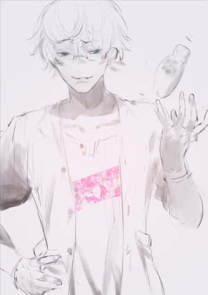 Nishiki Nishio Striking A Pose In Elegant Attire Wallpaper