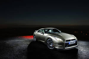 Nissan Gt R In Gunmetal Paint Wallpaper