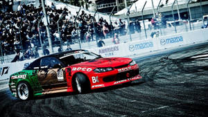 Nissan Silvia Drift Car On The Track Wallpaper