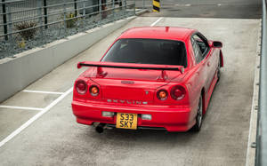 Nissan Skyline Gtr R34 Rear Wallpaper