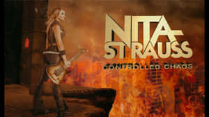Nita_ Strauss_ Controlled_ Chaos_ Album_ Cover Wallpaper