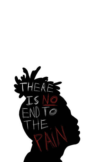 No End To The Pain Xxxtentacion Cartoon Wallpaper