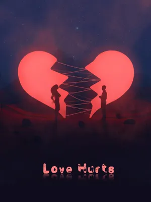 No Love Couple With Broken Heart Wallpaper