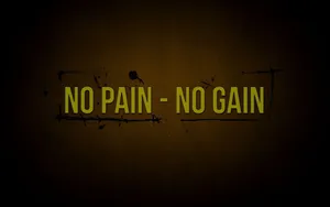 No Pain No Gain Football Quotes Wallpaper