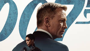 No Time To Die 007 Nomi And James Bond Wallpaper