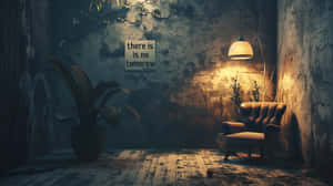 No_ Tomorrow_ Dilapidated_ Room Wallpaper