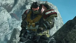 Noble Team's Jorge-052 In Action Wallpaper