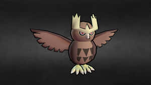 Noctowl Pokemon Illustration Wallpaper