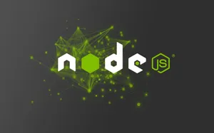 Node J S Logo Green Background Wallpaper