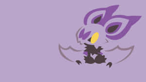 Noibat Blending In Purple Background Wallpaper