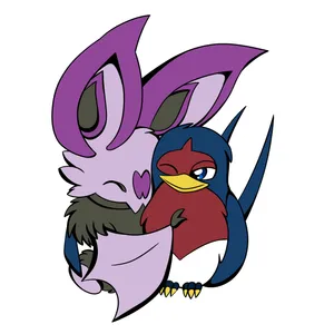 Noibat Hugs Taillow Wallpaper
