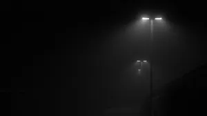 Noir Street Light Wallpaper