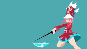Nonon Jakuzure In Her Musical Regalia Wallpaper