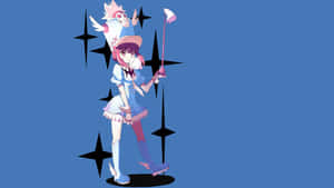 Nonon Jakuzure In Her Signature Outfit Wallpaper