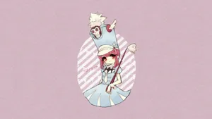 Nonon Jakuzure Striking A Pose In Her Iconic Outfit Wallpaper