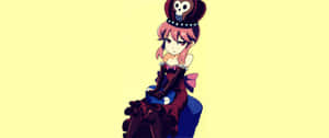 Nonon Jakuzure Striking A Pose In Her Iconic Outfit Wallpaper