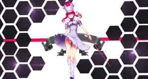 Nonon Jakuzure Striking A Pose In Her Stylish Outfit Wallpaper