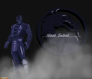 Noob Saibot In Action In Mortal Kombat Game Wallpaper