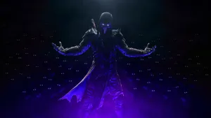 Noob Saibot In Action In Mortal Kombat Wallpaper
