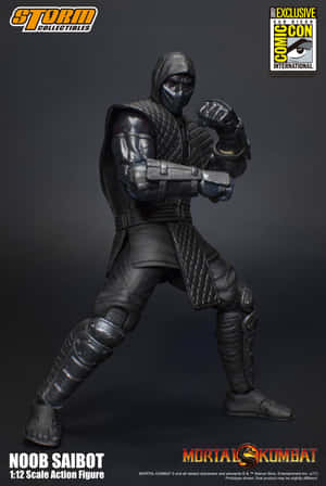 Noob Saibot In An Epic Battle Stance Wallpaper