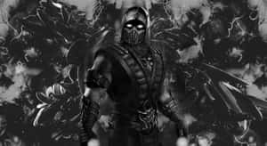 Noob Saibot Unleashes His Dark Power In Mortal Kombat Wallpaper