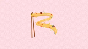 Noodles R Alphabet Wallpaper