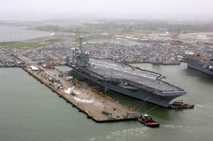 Norfolk Naval Station In Virginia, Usa Wallpaper