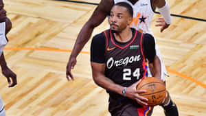 Norman Powell During Game Against Orlando Magic Wallpaper