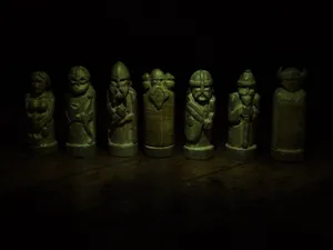 Norse God Figurines Wallpaper