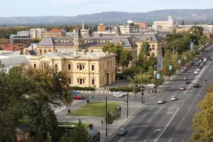 North Terrace Adelaide Historic Architecture Wallpaper