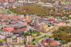 Northern Lights Illuminating Kiruna's Sky Wallpaper