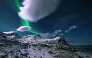 Norway Aurora Borealis Wallpaper