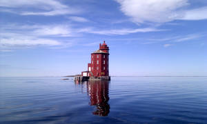 Norway Kjeungskjær Lighthouse Wallpaper