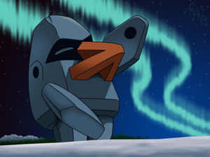 Nosepass Waving Its Hand Wallpaper