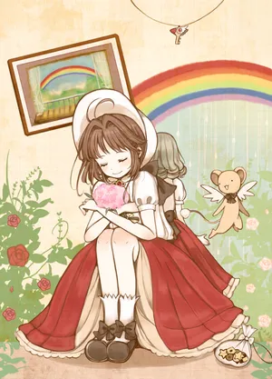 Nostalgic Rainbow Dreams Wallpaper