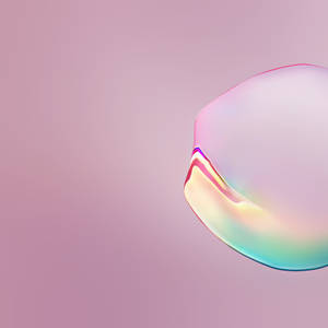 Note 10 Pink Water Droplet Wallpaper