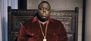 Notorious_ B I G_ Iconic_ Pose Wallpaper