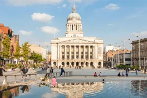 Nottingham Council House Old Market Square Wallpaper