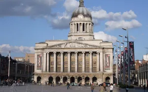 Nottingham Council House Old Market Square Wallpaper