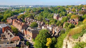 Nottingham Residential Area View Wallpaper