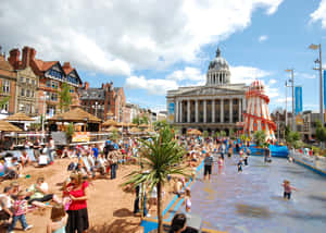 Nottingham Summer Beach Festival Wallpaper