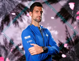 Novak Djokovic Indian Wells Poster Wallpaper