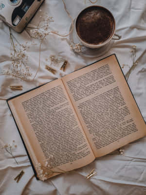 Novel With Chocolate Wallpaper