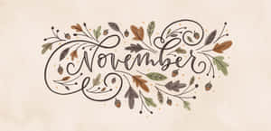 November Desktop Cute Art Wallpaper