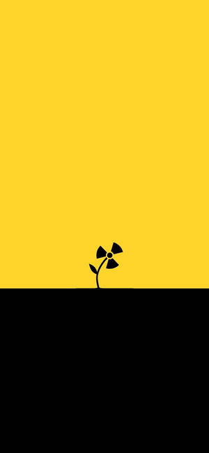 Nuclear Minimalist Phone Wallpaper