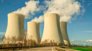 Nuclear Power Plant Cooling Towers Wallpaper